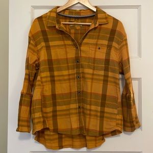 Prana flannel button down